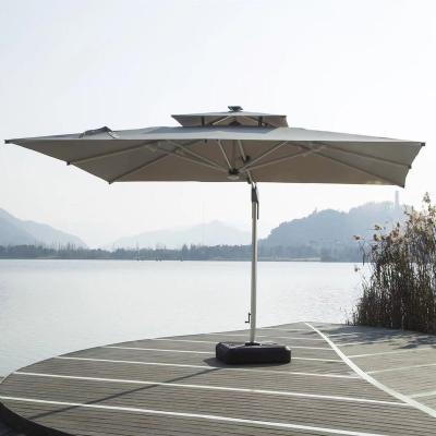 China High Quality Modern Park Style Outdoor Patio Cover Double Size Roman Umbrella for sale