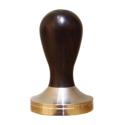 China Sustainable Wholesale Wooden 53mm Coffee Tools 51mm 58mm Handle Coffee Espresso Tamper 53mm for sale