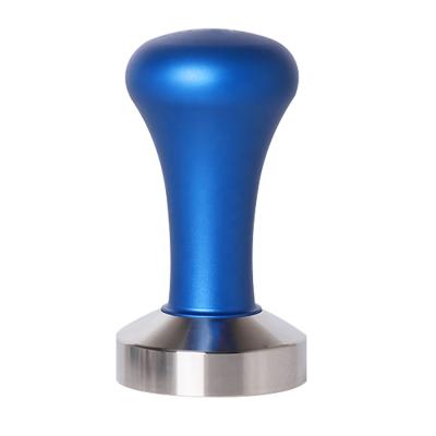 China Durable Flat Handle Ground Aluminum Powder Press Tamper Coffee 58 For Sale for sale