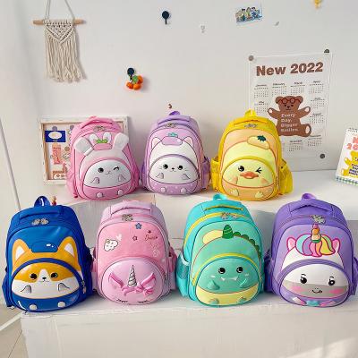 China Other Children Wear-resistant Cute Printing School Bag And Breathable Backpack Bag School Cartoon Charge-Reducing For Kids for sale