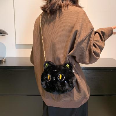 China 2022 Fashion Women Shoulder Bag Cat Crossbody Bag Cute Cartoon Kawaii Phone Bag Girl Phone Pouch for sale