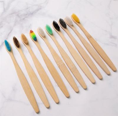 China OEM Welcome Wholesale Eco-Friendly Biodegradable Charcoal Bamboo Toothbrush for sale