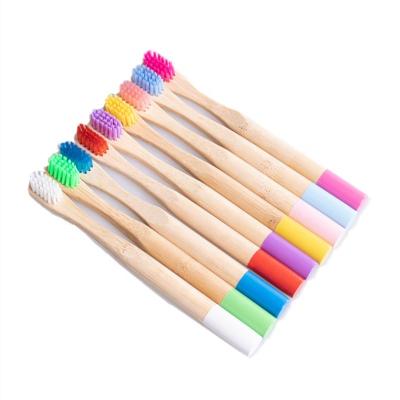 China Eco-Friendly and Child Degradable Home Use Biodegradable Nylon Kids Travel Hotel Travel Charcoal Bamboo Toothbrush for sale