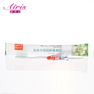 China Wholesale Bamboo/PP/TPE Hotel and Travel Disposable Toothbrush with Toothpaste for sale