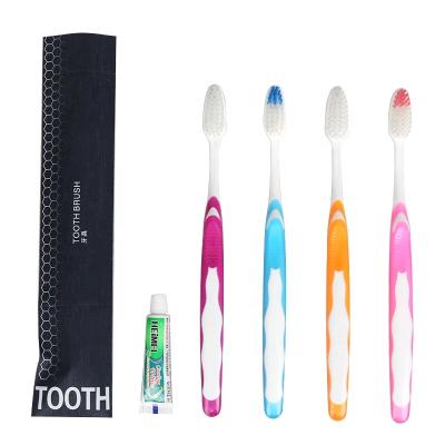 China Bamboo/PP/TPE Hotel Eco Toothbrush And Hotel Amenities for sale