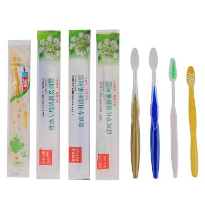 China Wholesale Bamboo/PP/TPE Hotel and Travel Disposable Toothbrush with Toothpaste for sale