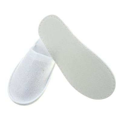 China Simple Design Quick Dry Disposable Compressed High End Hotel Logo Disposable Slippers for sale