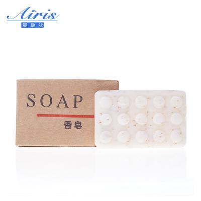 China New design antiseptic box packing cheap hotel 25 gram soap for sale