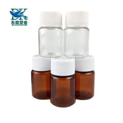 China 15ml Best Medicine Price PET Empty Pharmaceutical Plastic Transparent Bottle 0.5oz Pill Jar Vials For Sale for sale