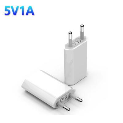 China Portable Cell Phone Power 5w Battery Charger Travel Us Eu Plug Port Usb Wall Charger for sale