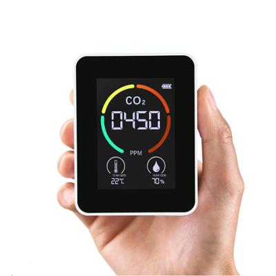 China Portable CO2 Temperature IAQ Humidity Monitor Workshop Classroom Office Indoor Air Quality CO2 Monitor Meter Tester for sale