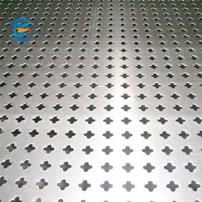 China Round Hole 304 SS Construction Customized Hexagonal Punch Plate Iron Perforated Steel Plate Metal Mesh Sieve Sheet Plate for sale