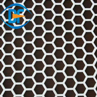 China Construction Round Hole Stainless Steel 304 Hexagonal Hole Stainless Steel Plate Iron Punching Perforated Steel Plate for sale