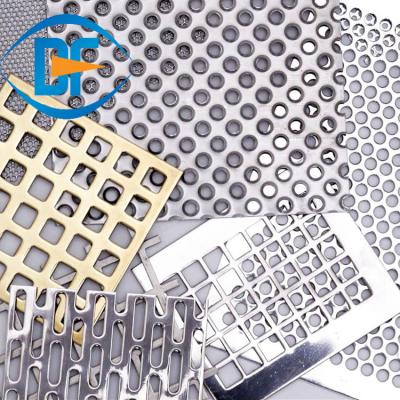 China Construction 304 Stainless Steel Plate Round Hexagon Iron Hole Punch Punching Steel Plate for sale