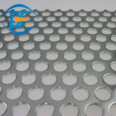 China Construction 304 Stainless Steel 316 Small Round Hole Decorative Mesh Garden Privacy Perforated Metal Sheet for sale