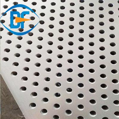 China Construction Perforated Metal Sheet 304 Stainless Steel 316 Small Round Hole Decorative Privacy Mesh for sale