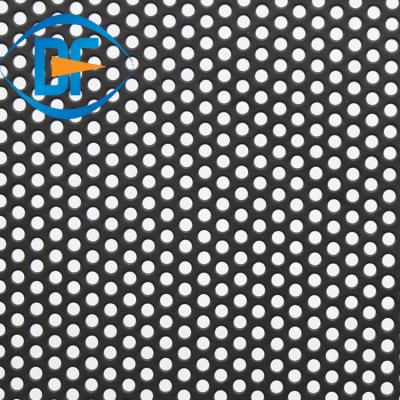 China Decorative Construction 304 Stainless Steel 316 Privacy Mesh Perforated Metal Sheet Small Round Hole for sale