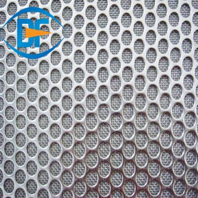 China Construction Customized Stainless Steel 304 316 Small Perforated Round Hole Steel Plate Metal Sheet Decorative Price for sale