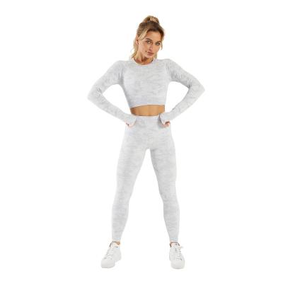 China Crac Sports Gym Two Piece Set! crack! Yoga Vest Yoga Vest Seamless Quick Dry Breathable Nylon Indoor Professional Breathable Yoga Vest Pants for sale