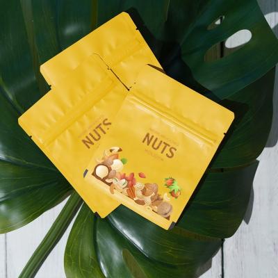 China BIODEGRADABLE PLA Cornstarch Snack Nut Food Sealed Pouch Packaging Bag With Zipper for sale