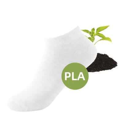 China PLA Cornstarch Antibacterial Comfy Breathable Eco - Friendly Short Socks for sale