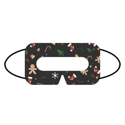 China Mobile Phone Christmas VR Eye Mask Disposable Headset For 3D Game Virtual Device for sale