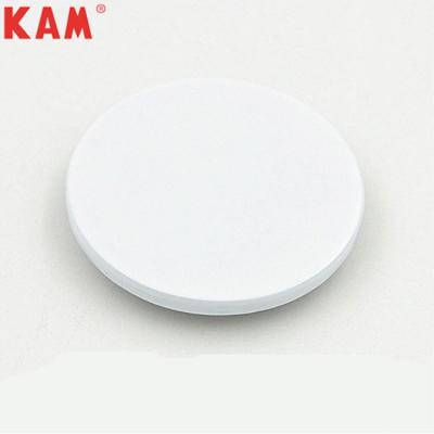 China Dry cleaning flat surface white color metal snap button for sale