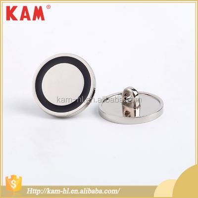 China Fashion Style Metal KAM Jeans Round Shape Viable Snap On Buttons for sale