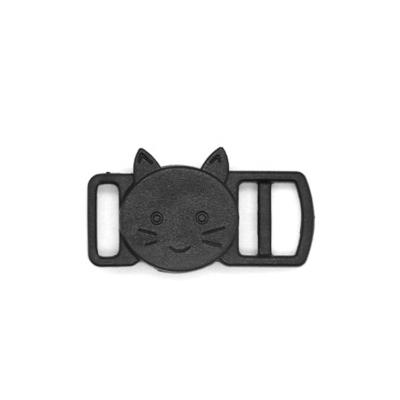 China Cat Collar Factory Price Small Plastic Mini Safety Breakaway Pet Buckle for Cat Collar Leather for sale