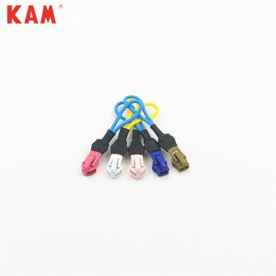 China 2019 New Design Nickel Free Rope Automatic Metal Zipper Puller for sale