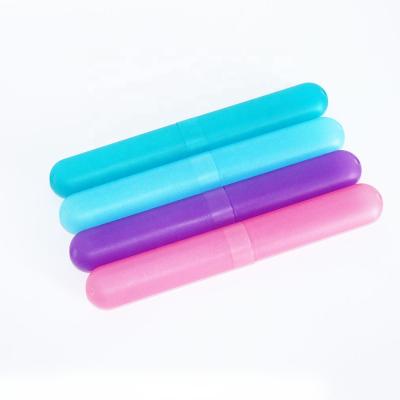 China Portable Toothbrush Case Good Quality Travel Toothbrush Stored Colorful Box for sale