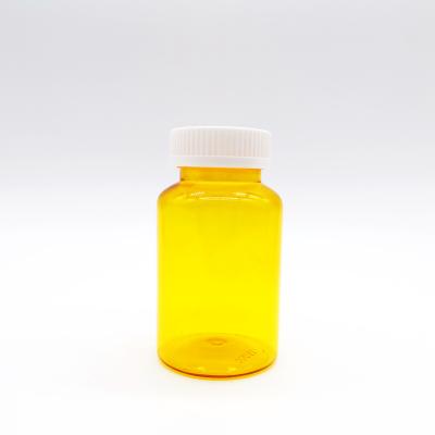 China 250cc PET Material Plastic Medicine Bottle With Child Proof Cap Medicine/Drug/Supplement/Pill Food Bottle for sale