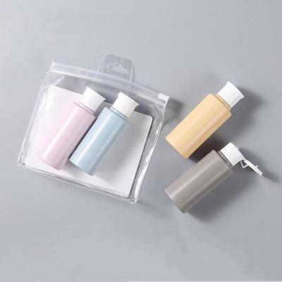 China BEAUTY PACKAGING 2oz LDPE Pipe Bottle 50ml Travel Slit Bottle Set For Cosmetics for sale