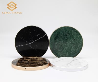 China Billing Mobile Phone iPhone Kema Charging Stone Around Protector Qi Marble Wireless Wireless Fast Charging Charging Base For iPhone XS Max/XR/XS/X/8 and Galaxy by Sumsung for sale