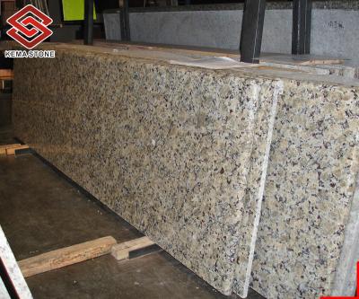 China Modern Natural Yellow Granite Butterfly Yellow Granite Kitchen Countertops for sale