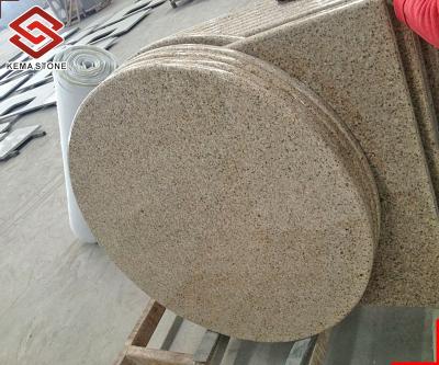 China Modern Modern Custom Cut Round G682 Granite Coffee Table Tops For Kitchen And Dining Room for sale