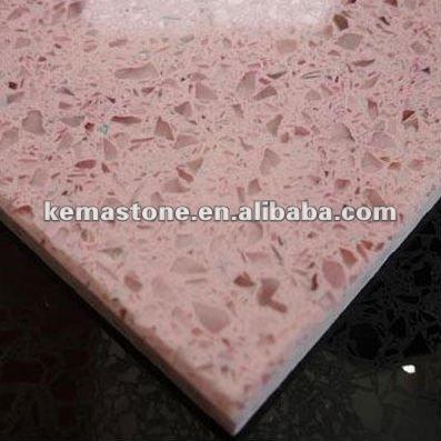 China Rose Quartz Stone Modern Artificial Stone Countertops for sale