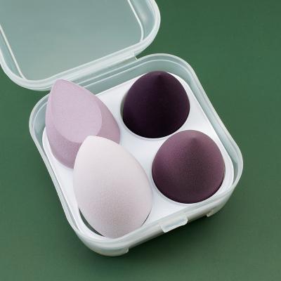 China Vegan Washable Wholesale Soft Latex Cosmetic Puff Face Microfiber Logo Blender Set Free Custom Makeup Sponge for sale