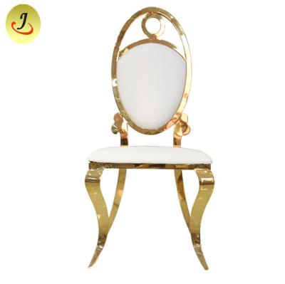 China Luxury Modern Hotel Chair Stainless Steel Wedding Chair /Dining Chair JC-018 for sale