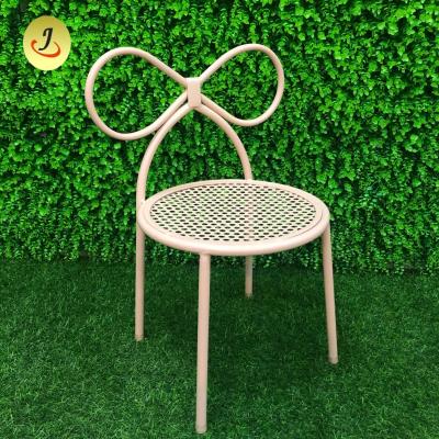 China Modern New Product Hot Selling Garden Dining Kids Party Back Chair Iron Children Butterfly Chair for sale