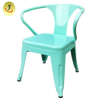 China Dining Chair Modern Colorful Metal Dining Side Kids Chair JC-J53 for sale