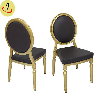 China Aluminum Dining Chair Luxury Design Aluminum Round Back Restaurant Dining Chair For Home /home Dining Chair for sale