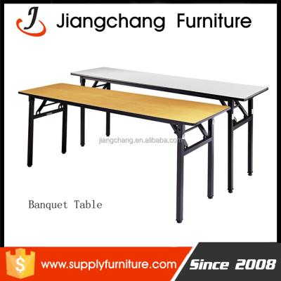 China Yes Folded Solid Wood and Metal Material Folding Table JC-T120 for sale