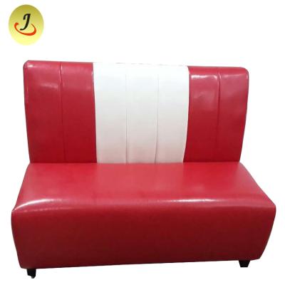 China Restaurant Solid Wood Durable Design Leather Sofa Booth JC-S43 for sale