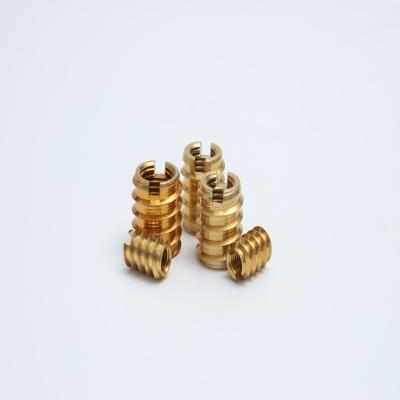 China Heavy Industry Type 302 Brass Nut Thread Protector For M2 M3 M4 M5 M6 Self Tapping Thread Insert In Wood for sale