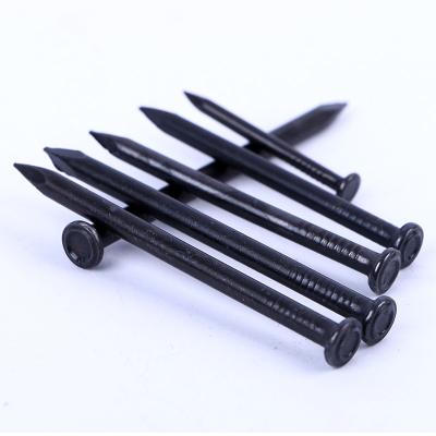 China Factory Price Metal Nail High Hardness Special Black Black Cement Easy/Smooth Tapping Black Steel Nails for sale