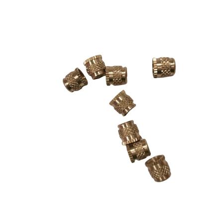 China Factory Direct Sales Automotive Plastic Brass Nuts Embedded Automotive Plastic Parts Processing Installation Inserts 1/4 Thread 20 Thread Insert for sale