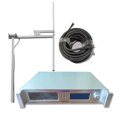 China Free Shipping Professional Broadcast Transmitter CZE-T1K1 FM Broadcast System with High Gain Dipole Antenna and Coaxial Line for sale