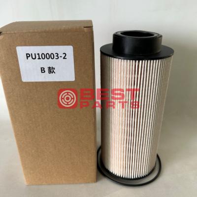 China 100% Professional Tested Engine Fuel Filter PU10003-2X PU10003-2 1865227 KN70346 for Construction Machinery à venda