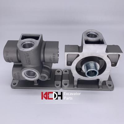 Cina Base di alluminio della base 1R0716 del filtro dell'olio degli accessori 1R-0716 dell'escavatore del  330C/330D/336D, adatta ad assemblea di filtro dell'aria in vendita